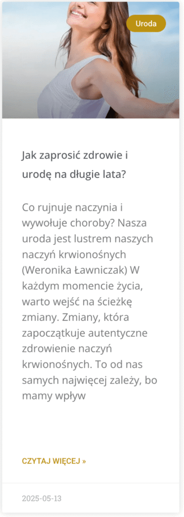 Jak zaprosić zdrowie i urodę na długie lata