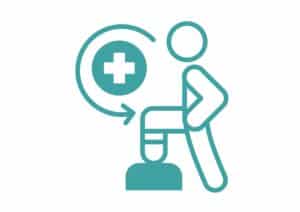 Ikona przestawiająca konsultację lekarza rehabilitacji medycznej