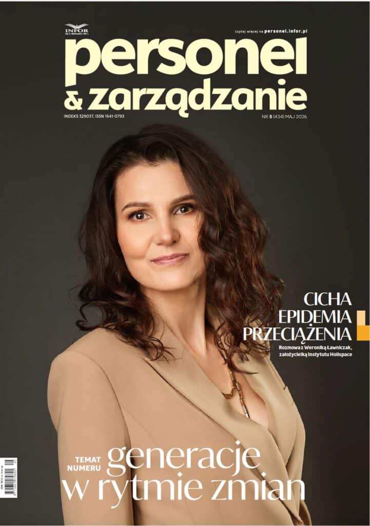 Personel i zarządzanie wywiad z Weroniką Ławniczak 05/2026 strona tytułowa